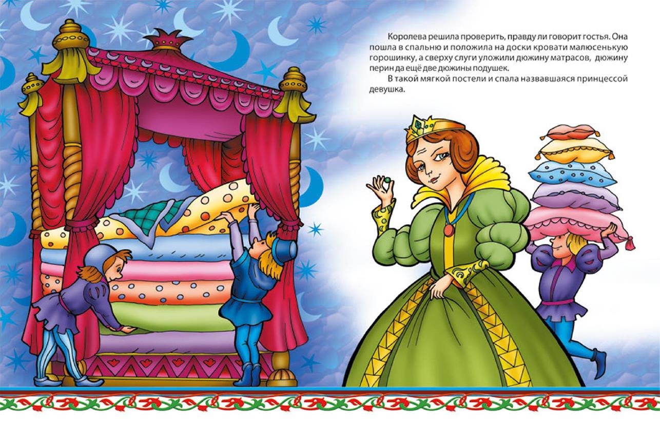 Сказки Андерсена принцесса на горошине